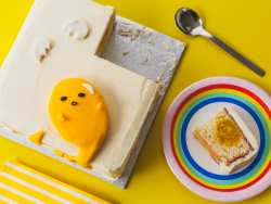 Lazy Gudetama Egg Cake