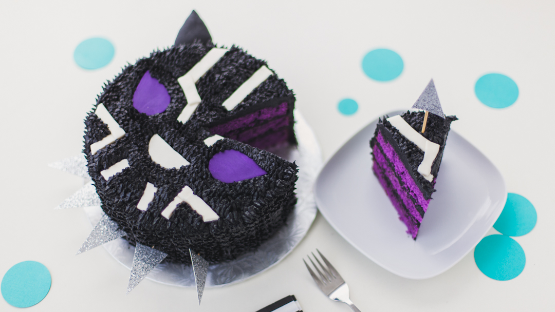 black panther cake