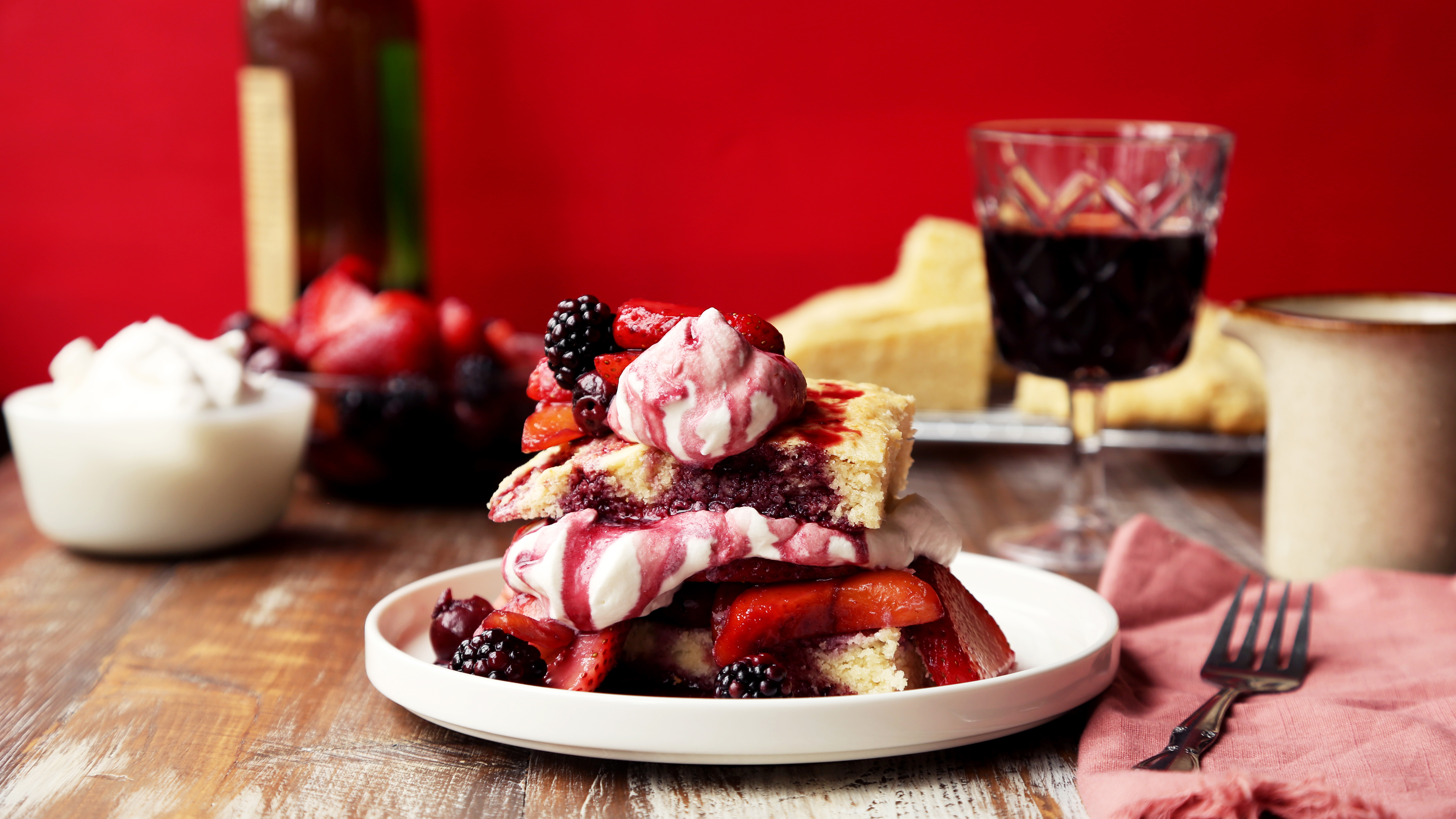 sangria shortcakes